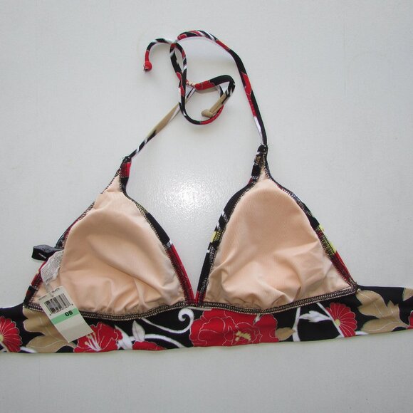 Be Creative Black Floral Bikini - Sz 8 - NEW - Picture 6 of 9